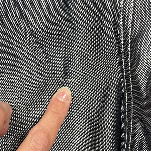 Vintage Deadstock Slim Shady Eminem 90s Baggy Wide Leg Carpenter Jeans Silver 30 - Picture 15 of 16